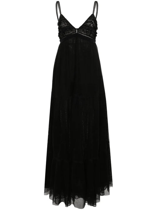 Panelled-Design Maxi Dress