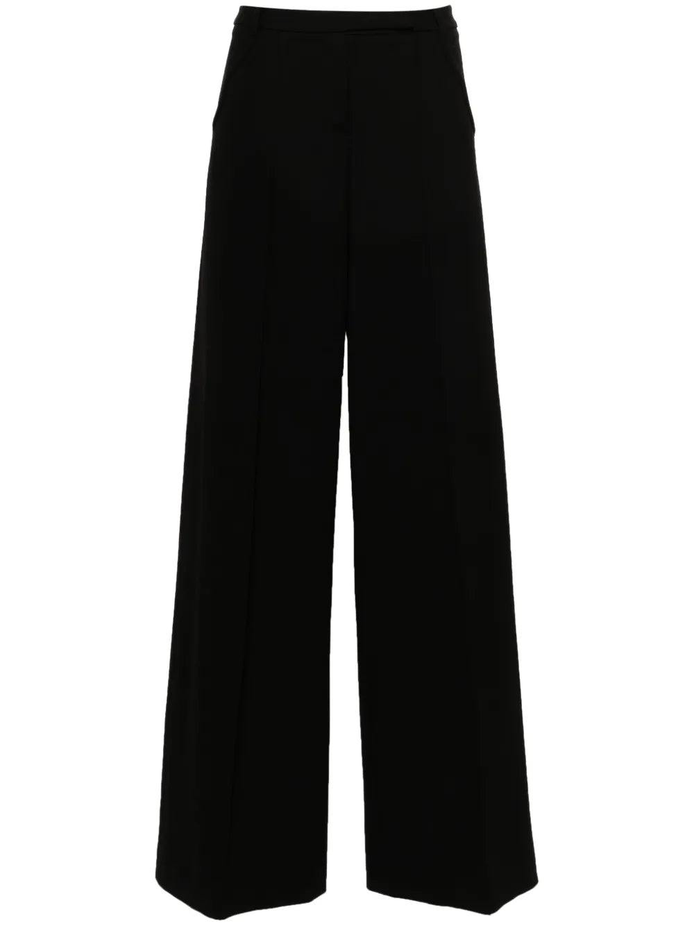 Seam-Detail Wide-Leg Trousers