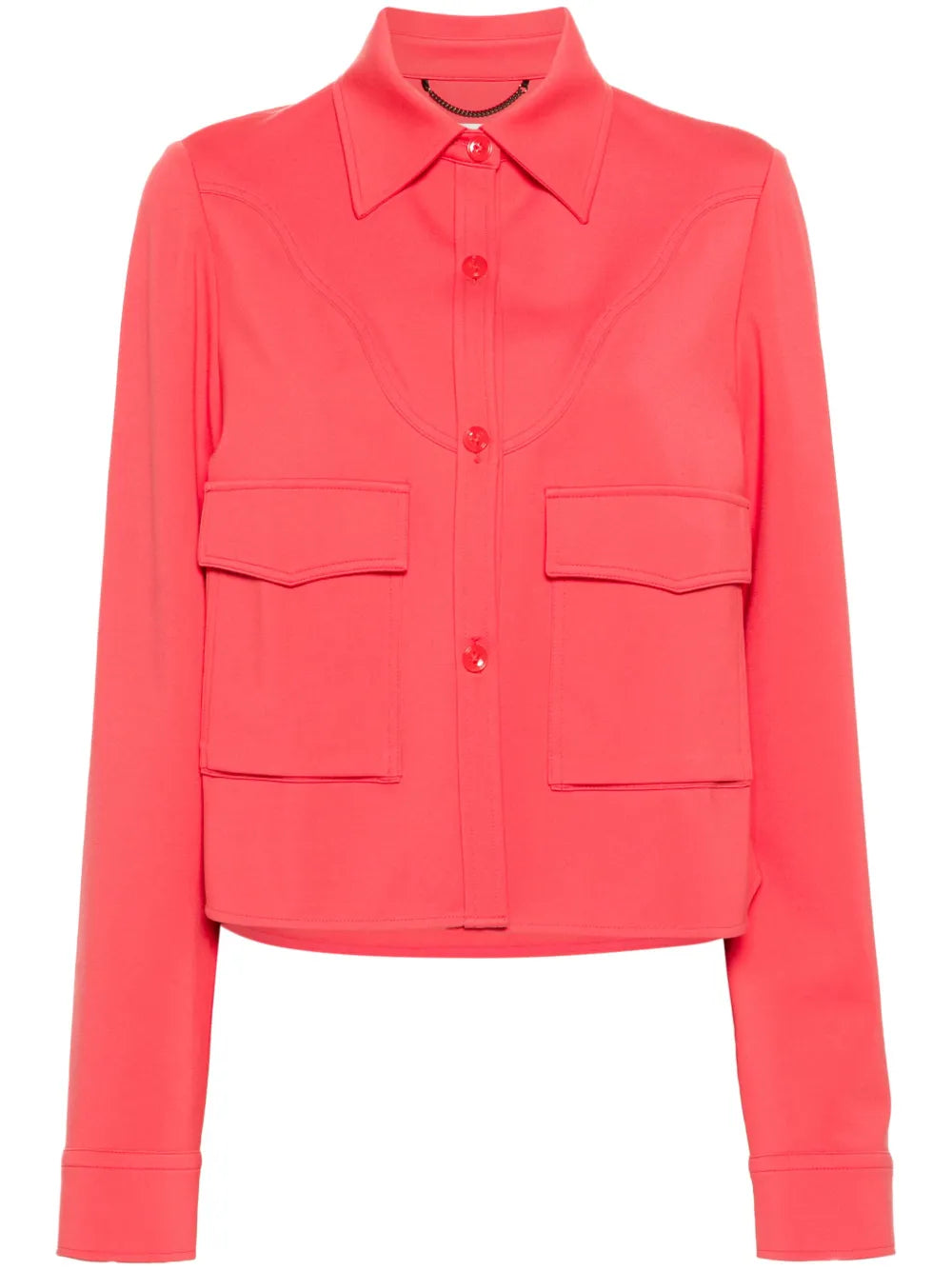 Yoke-Detail Shirt Jacket