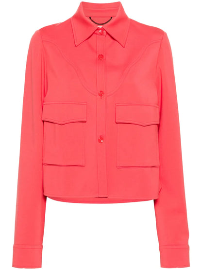 Yoke-Detail Shirt Jacket