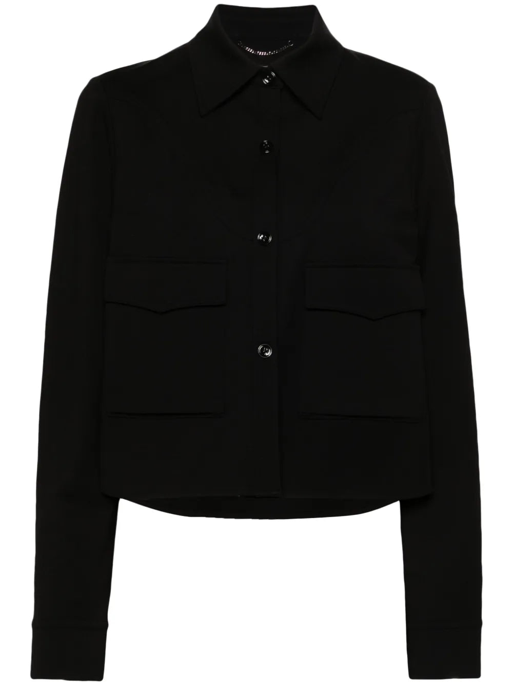 Yoke-Detail Shirt Jacket