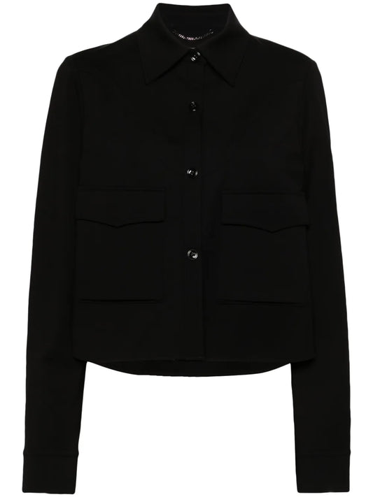 Yoke-Detail Shirt Jacket
