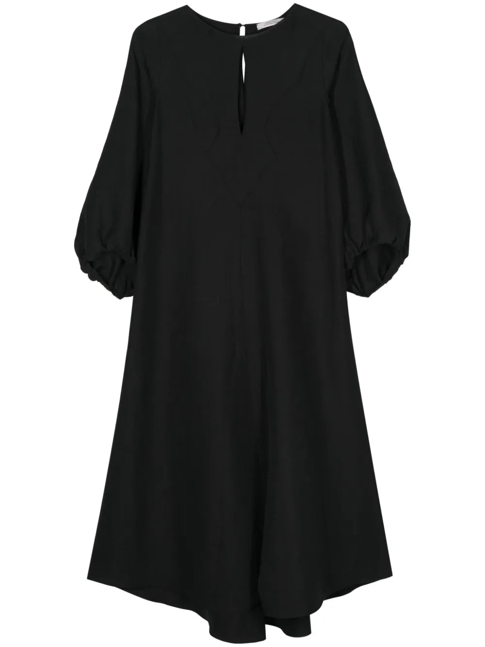 Patch-Detail Dress