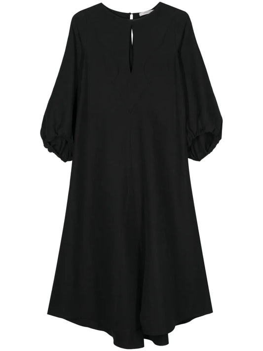 Patch-Detail Dress
