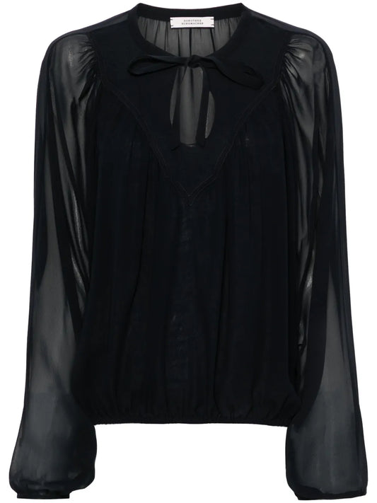 Sheer Dreams Silk Blouse