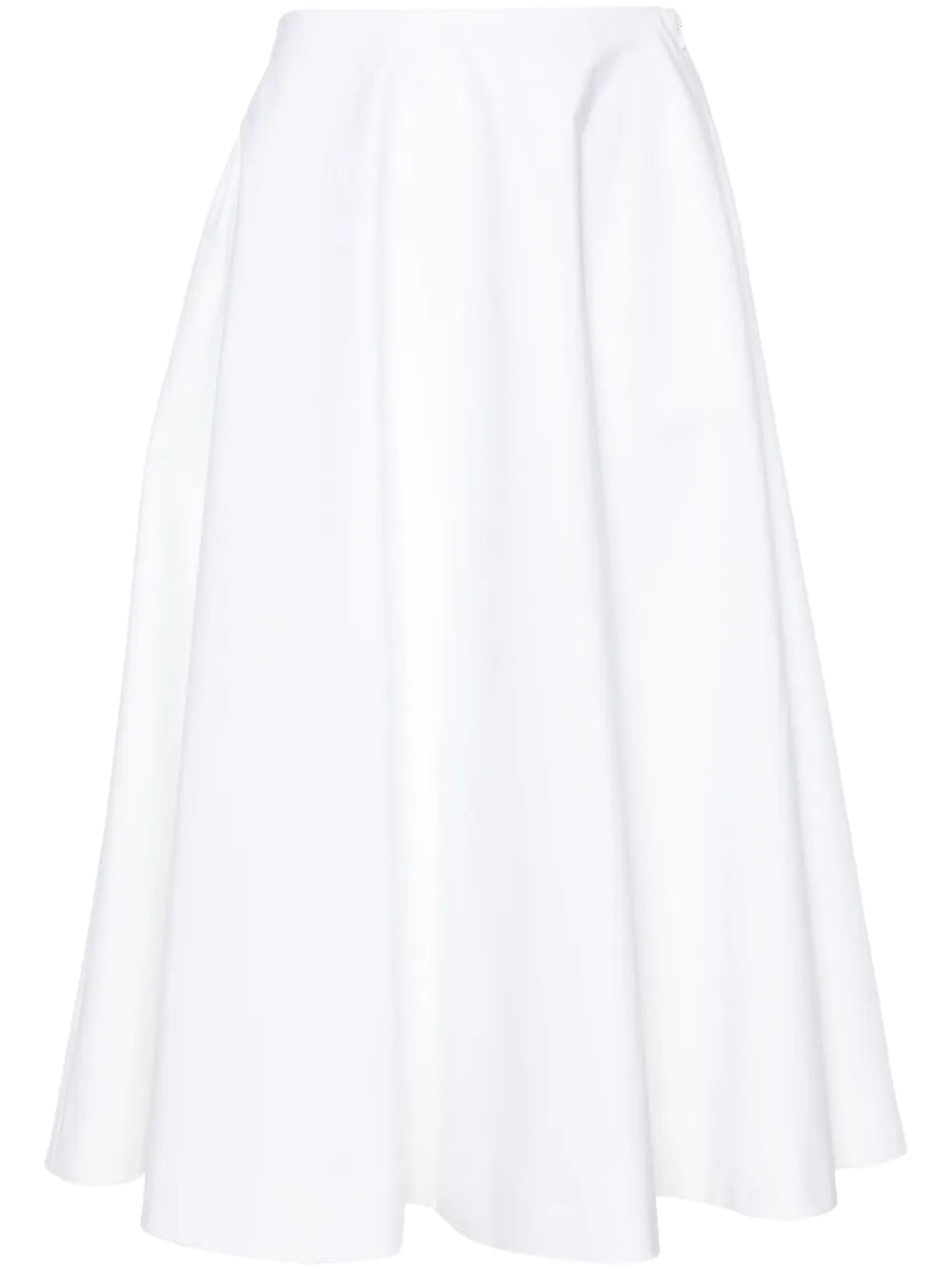 Poplin Midi Skirt
