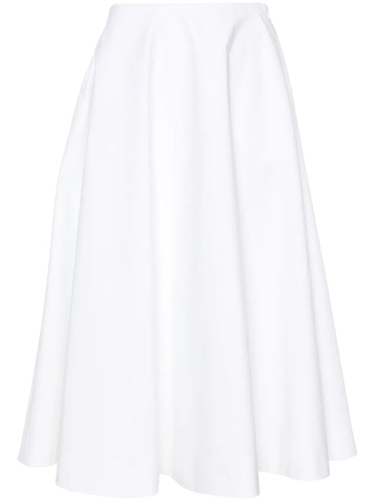 Poplin Midi Skirt