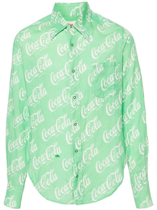 Monogram-Print Shirt