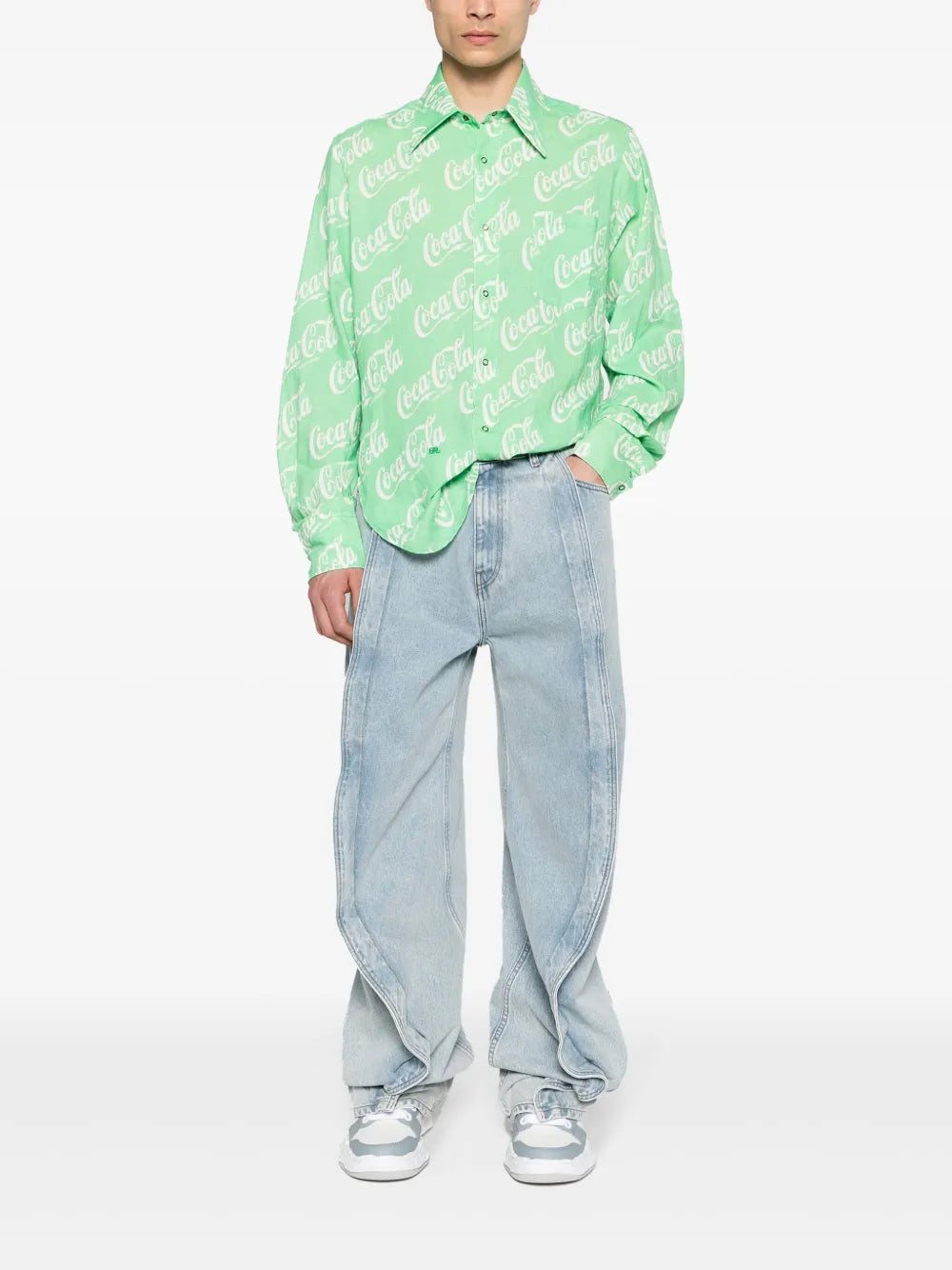 Monogram-Print Shirt