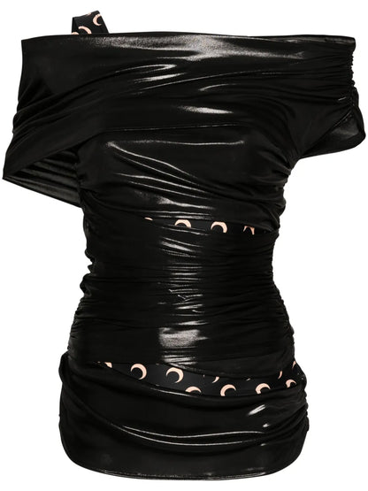 Moonogram-Pattern Top