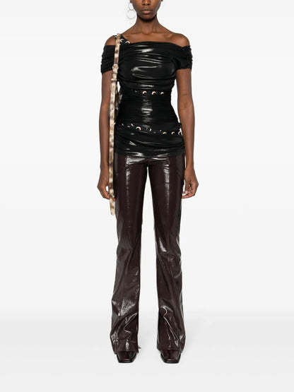 Moonogram-Pattern Top