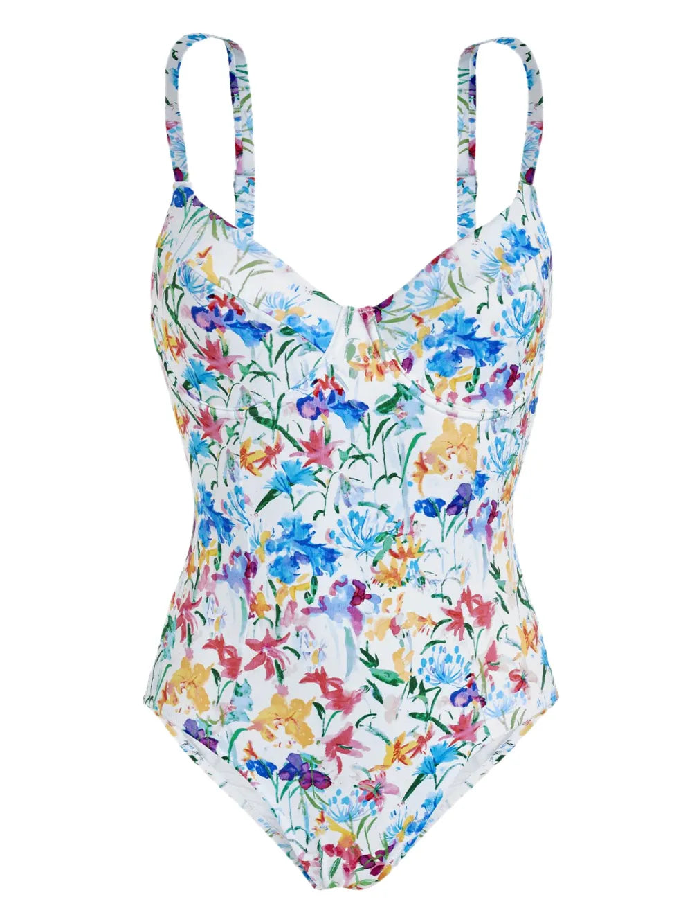 Leonita Happy Flowers-Print Swimsuit