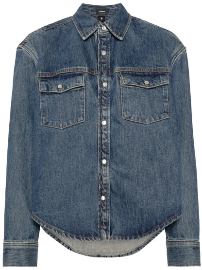 Press-Stud Denim Jacket
