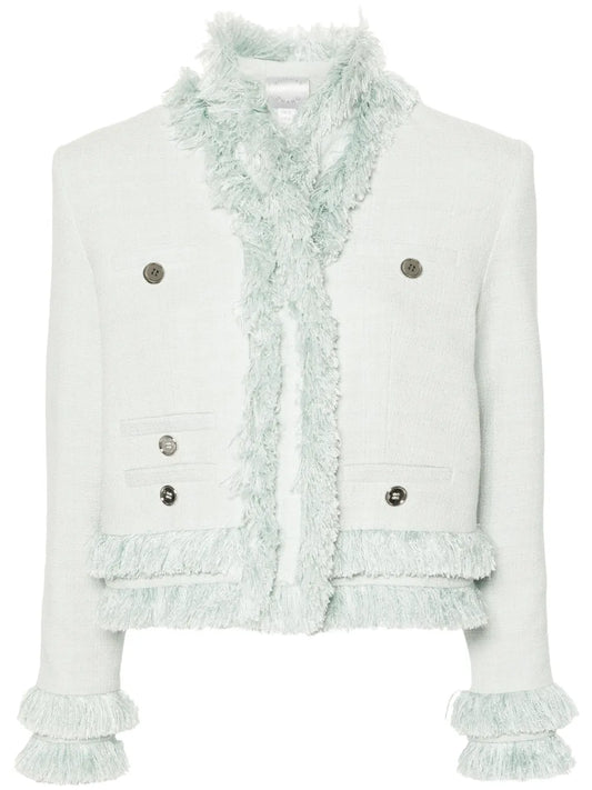 Fringed Bouclé Jacket