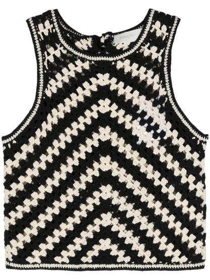 Halliday Crochet Tank Top