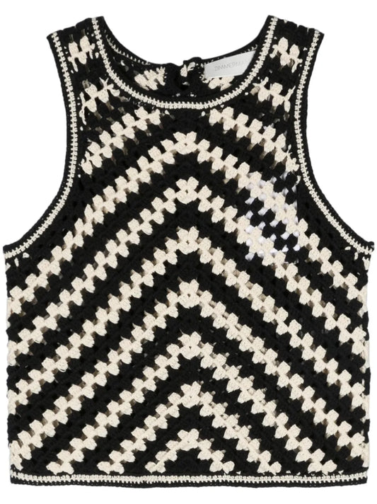 Halliday Crochet Tank Top