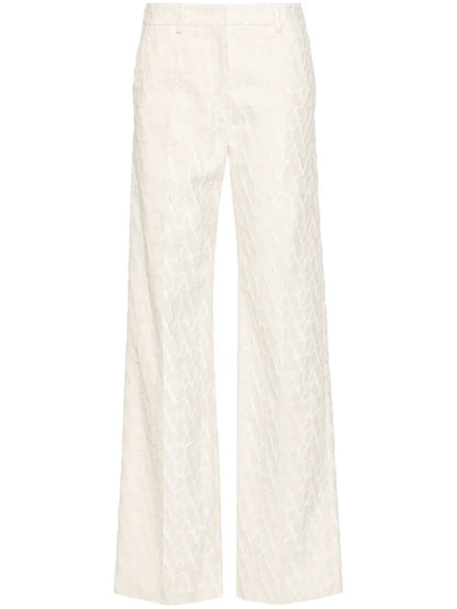 Toile Iconographe Flocked Tailored Trousers