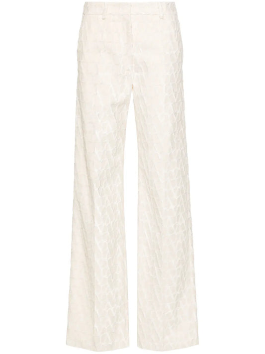 Toile Iconographe Flocked Tailored Trousers