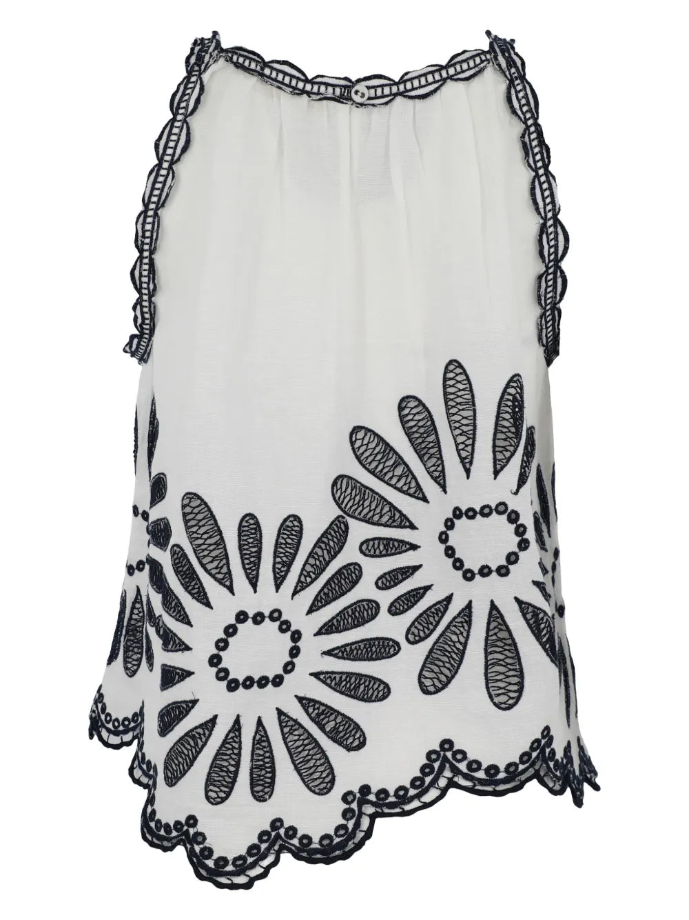 Julie Embroidered Cotton Top