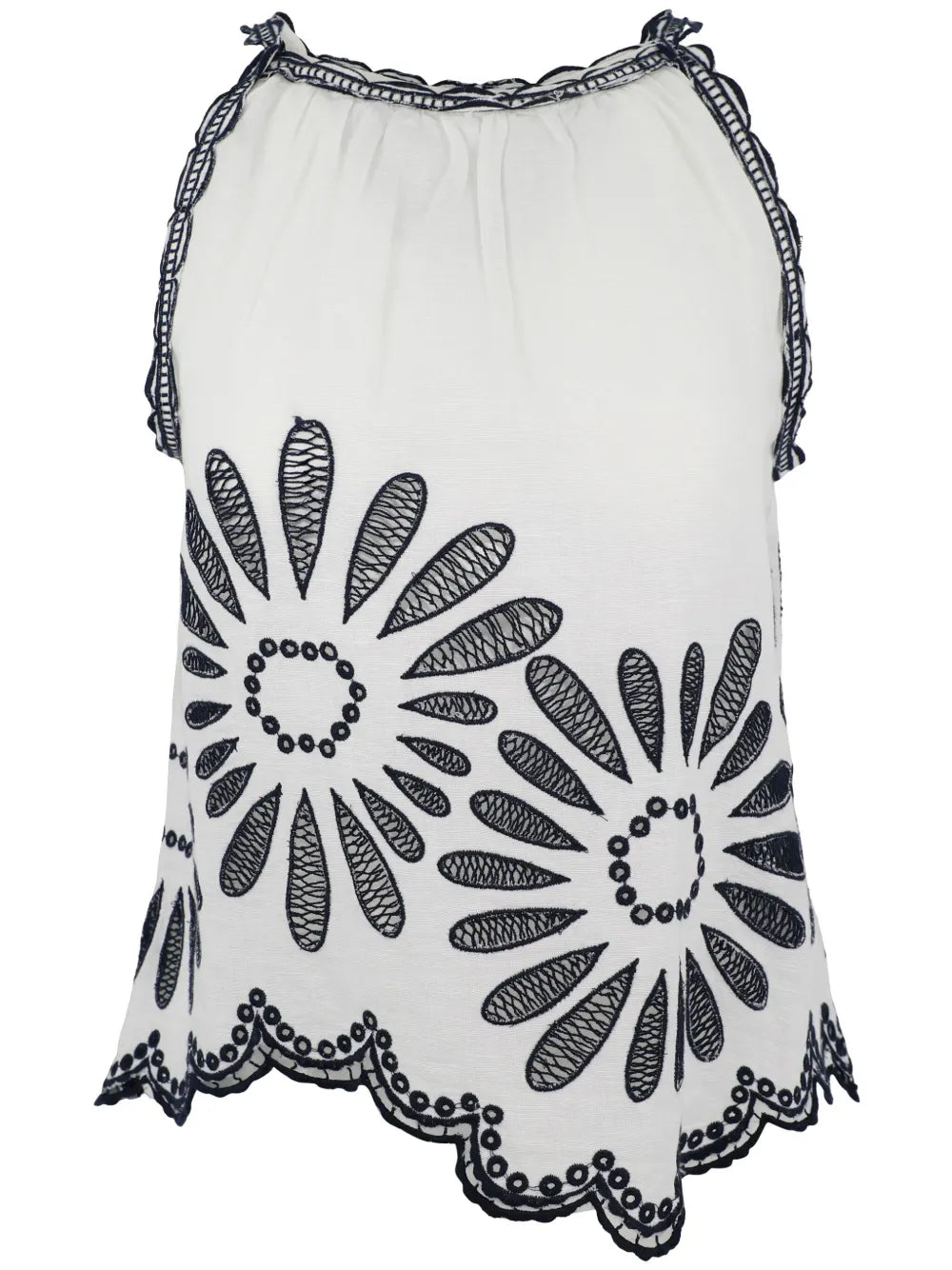 Julie Embroidered Cotton Top