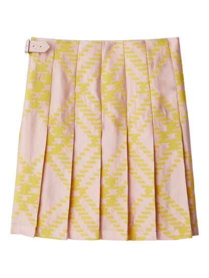Checked Pleated Kilt
