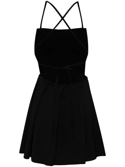 Criss-Cross Strap Mini Dress