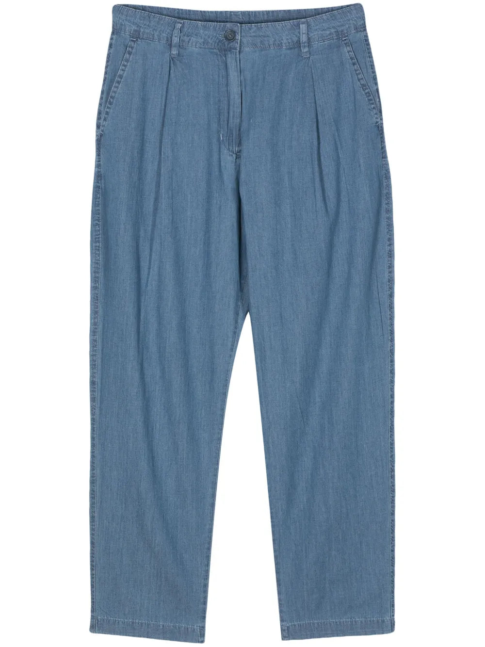 Chambray Tapered Trousers