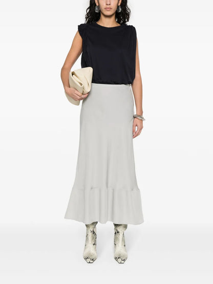 Lyocell Flared Skirt