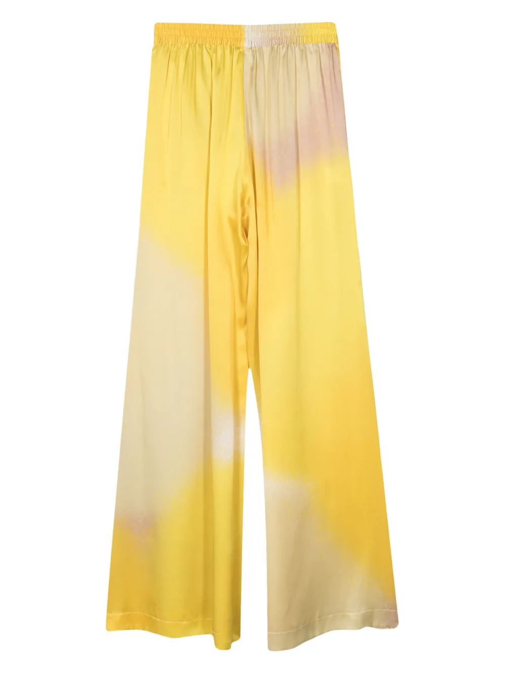 Silk Wide-Leg Trousers