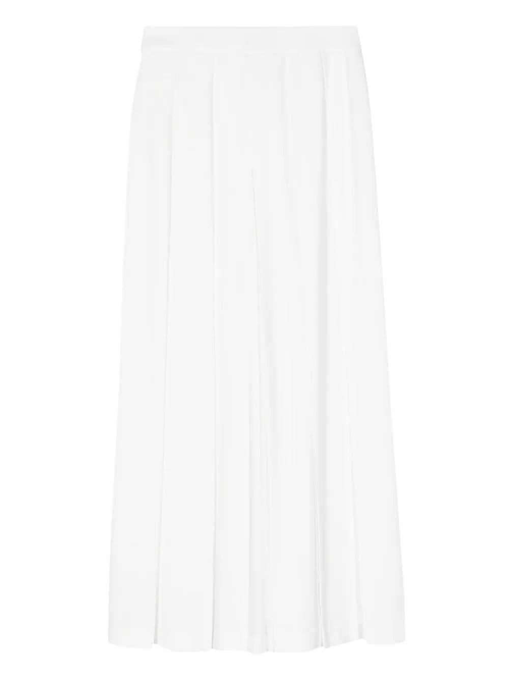 Pleated Wide-Leg Trousers