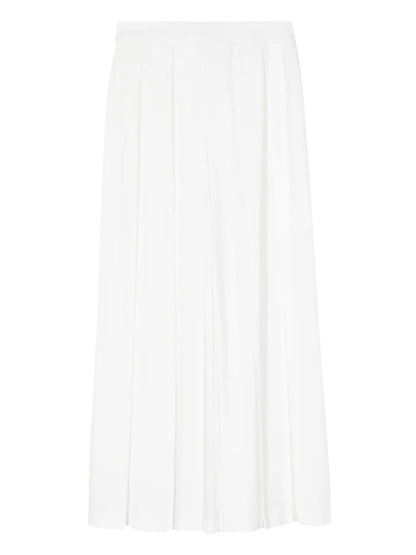 Pleated Wide-Leg Trousers