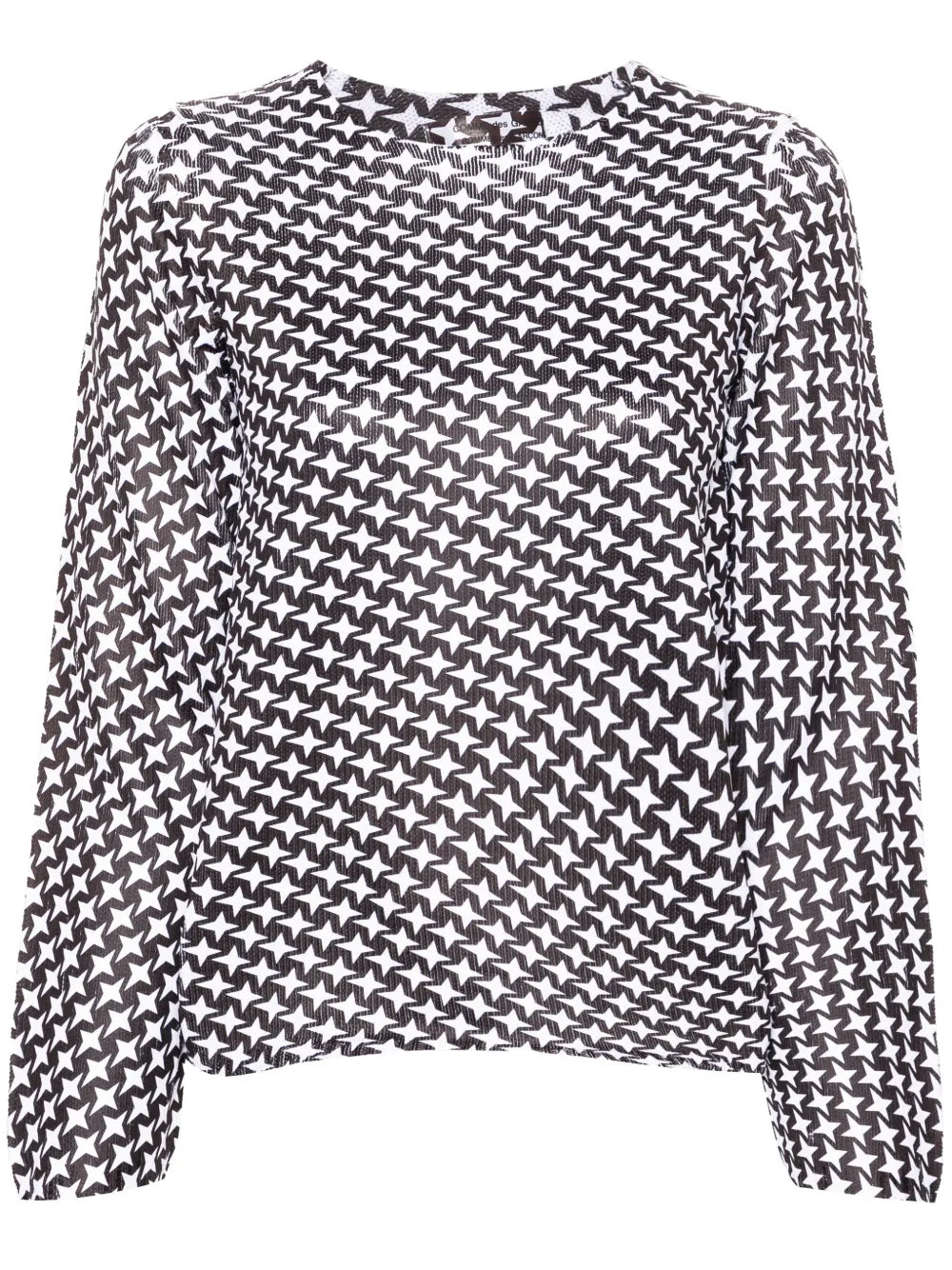 Star-Print Knitted T-Shirt