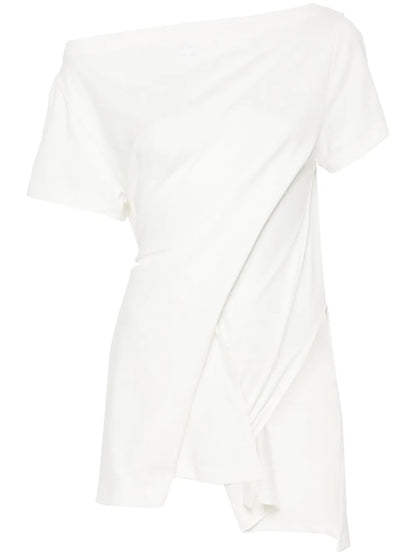 Boat-Neck Cotton Bodysuit
