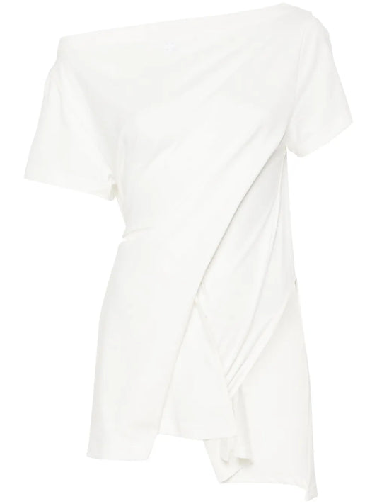 Boat-Neck Cotton Bodysuit
