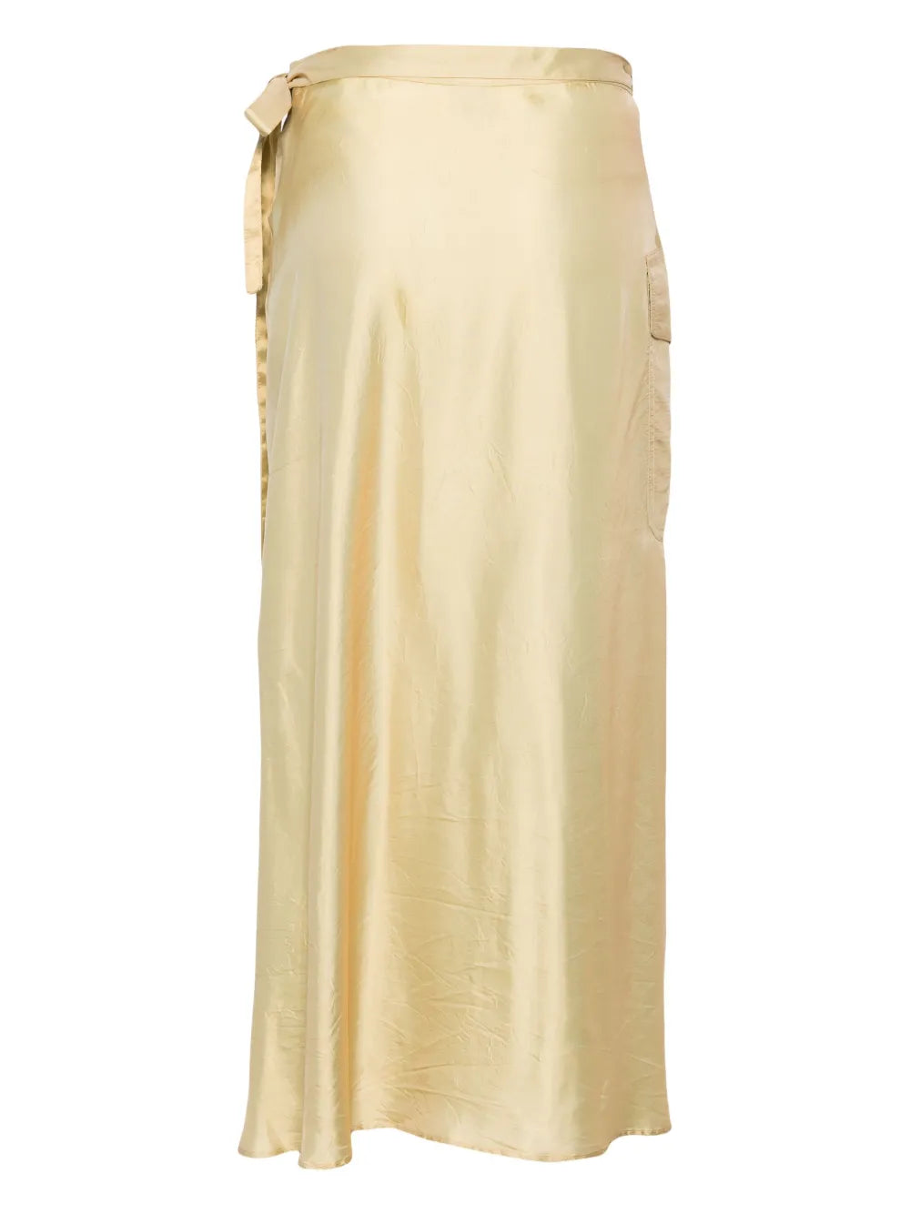 Metallic Wrap Cargo Skirt