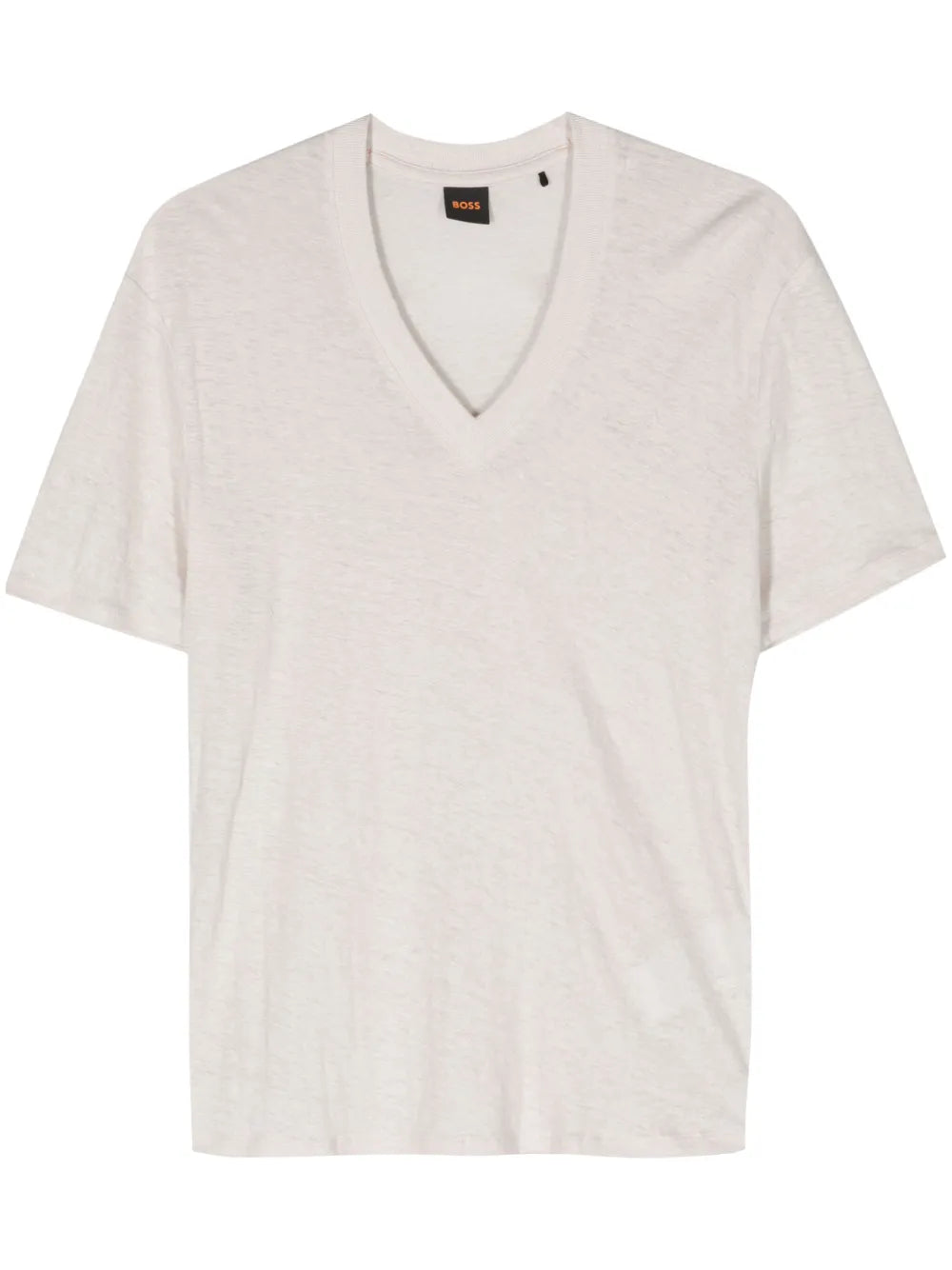 Logo-Embroidered Linen T-Shirt