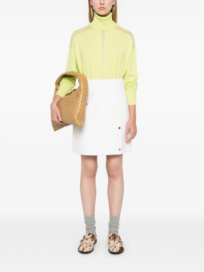 Wool Mini Skirt