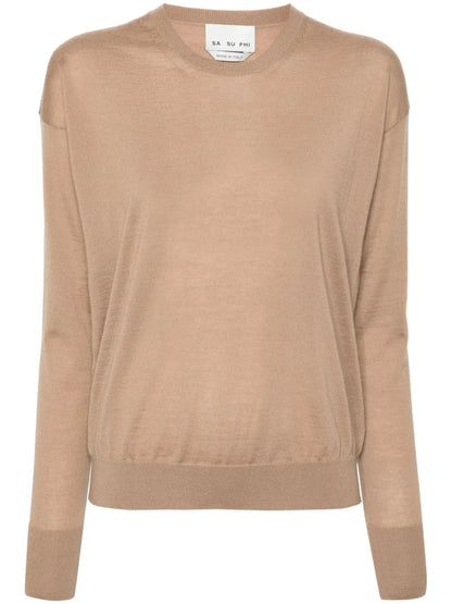Crew-Neck Cashmere Jumper