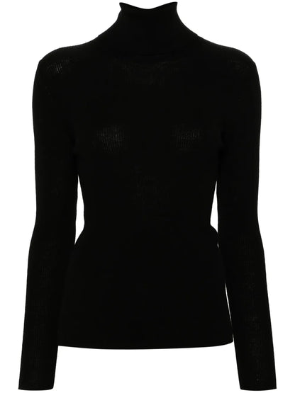 Roll-Neck Wool Jumper