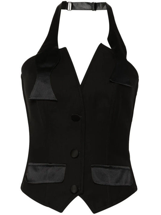 After-Hours Wool Corset Top