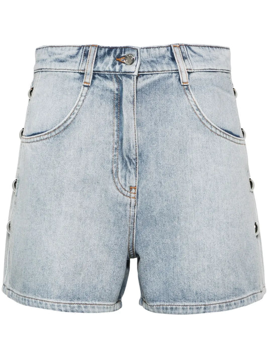Canio Stud-Detail Denim Shorts