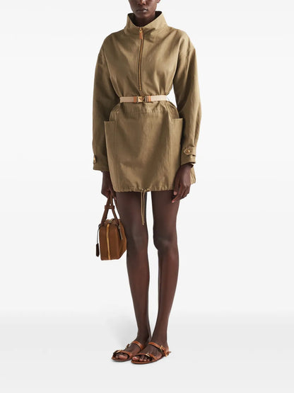 Drawstring-Hem Parka