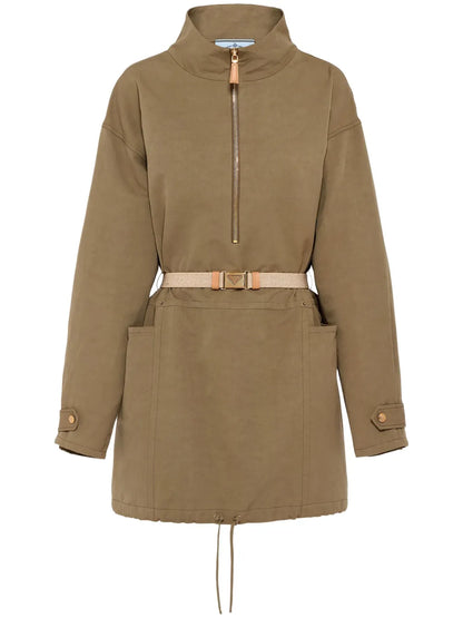Drawstring-Hem Parka