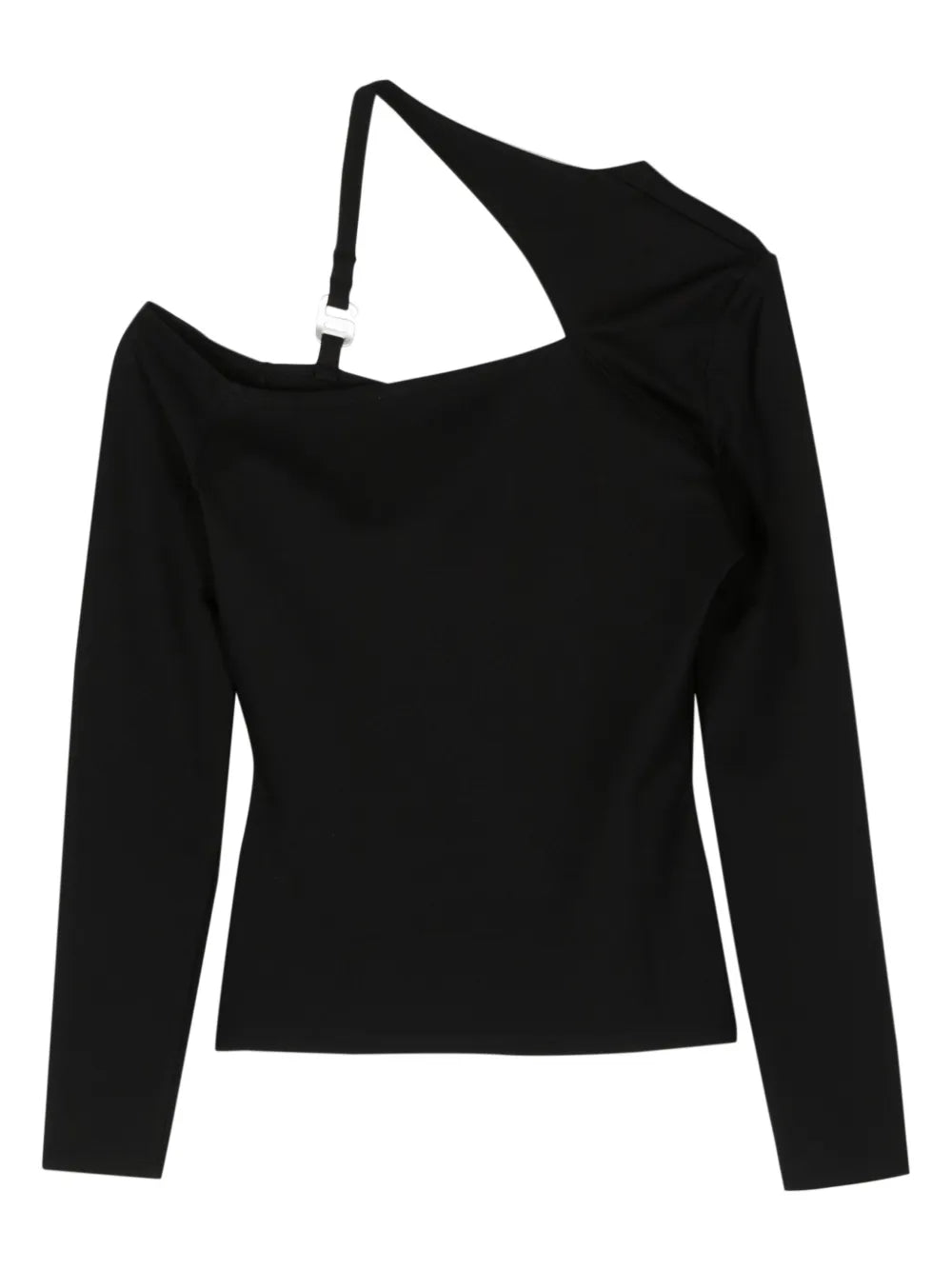 Open-Shoulder Long-Sleeve Top