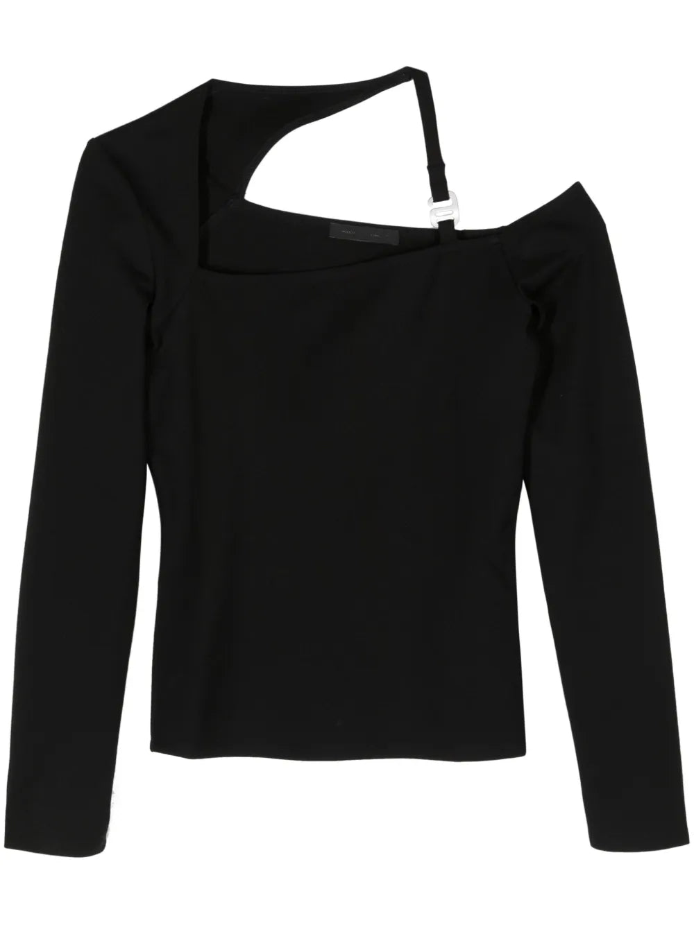 Open-Shoulder Long-Sleeve Top