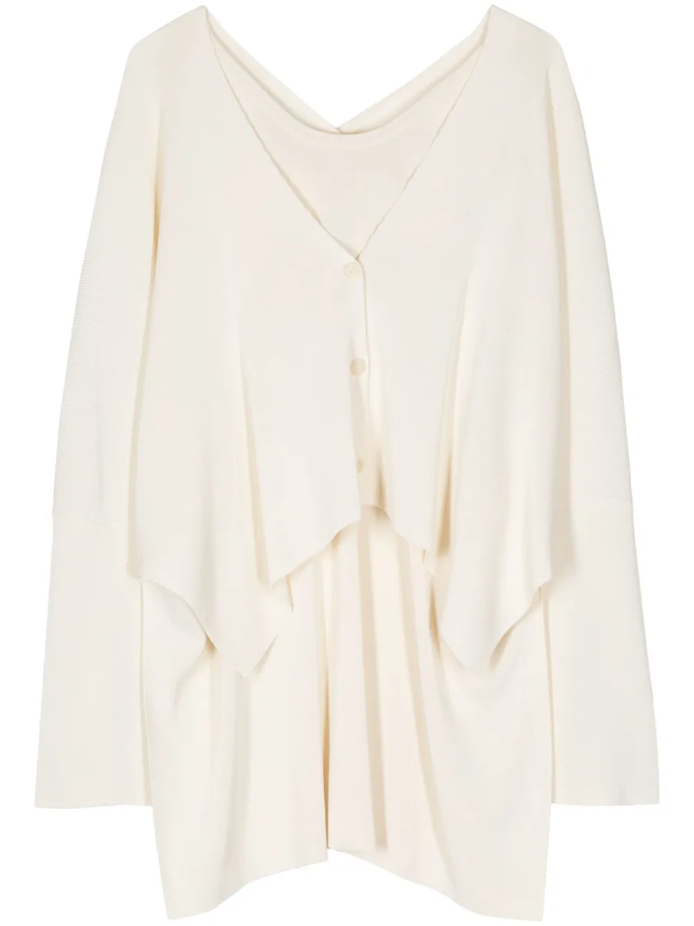 Layered V-Neck Cardigan