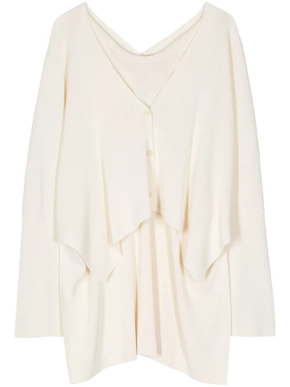 Layered V-Neck Cardigan