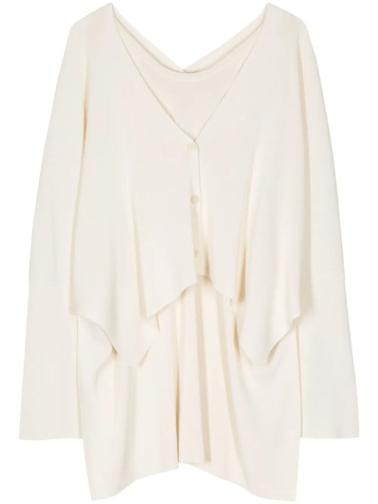 Layered V-Neck Cardigan