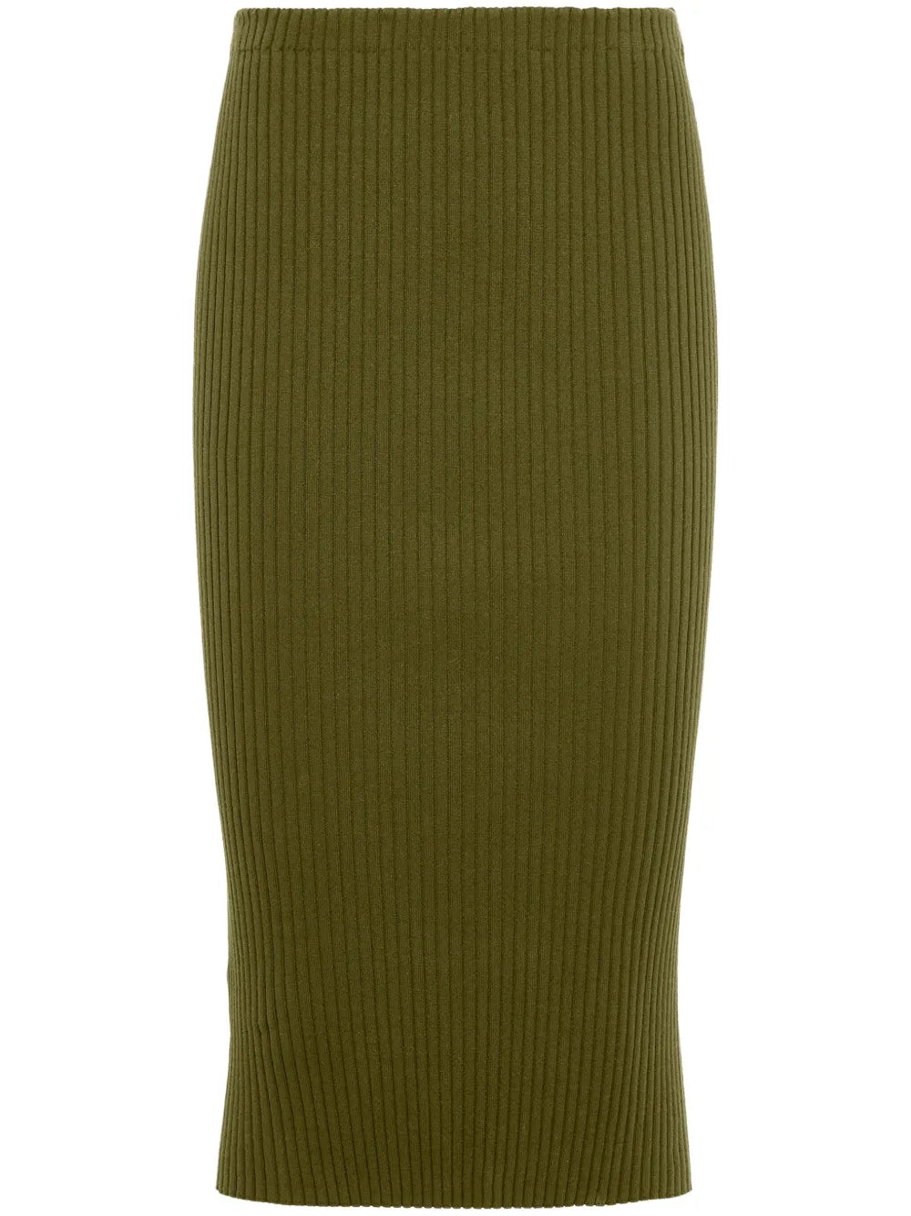 Ribbed-Knit Cotton Tube Skirt