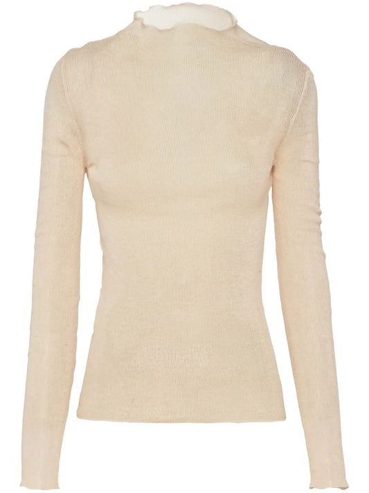 Cotton Ribbed Jumper